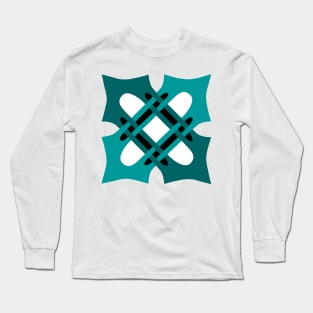 Teal Merlin's Keystone Long Sleeve T-Shirt